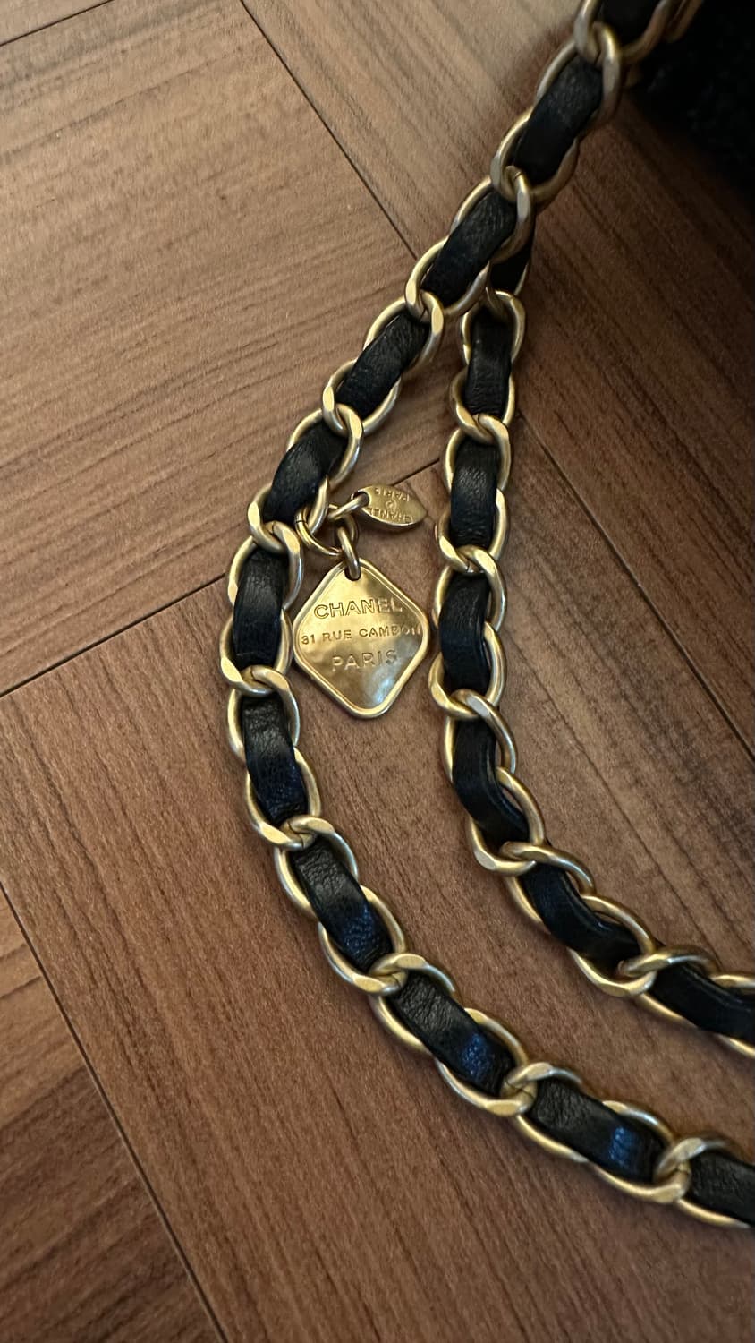 샤넬 클래식 미디움 (라피아 소재) 상품이미지8