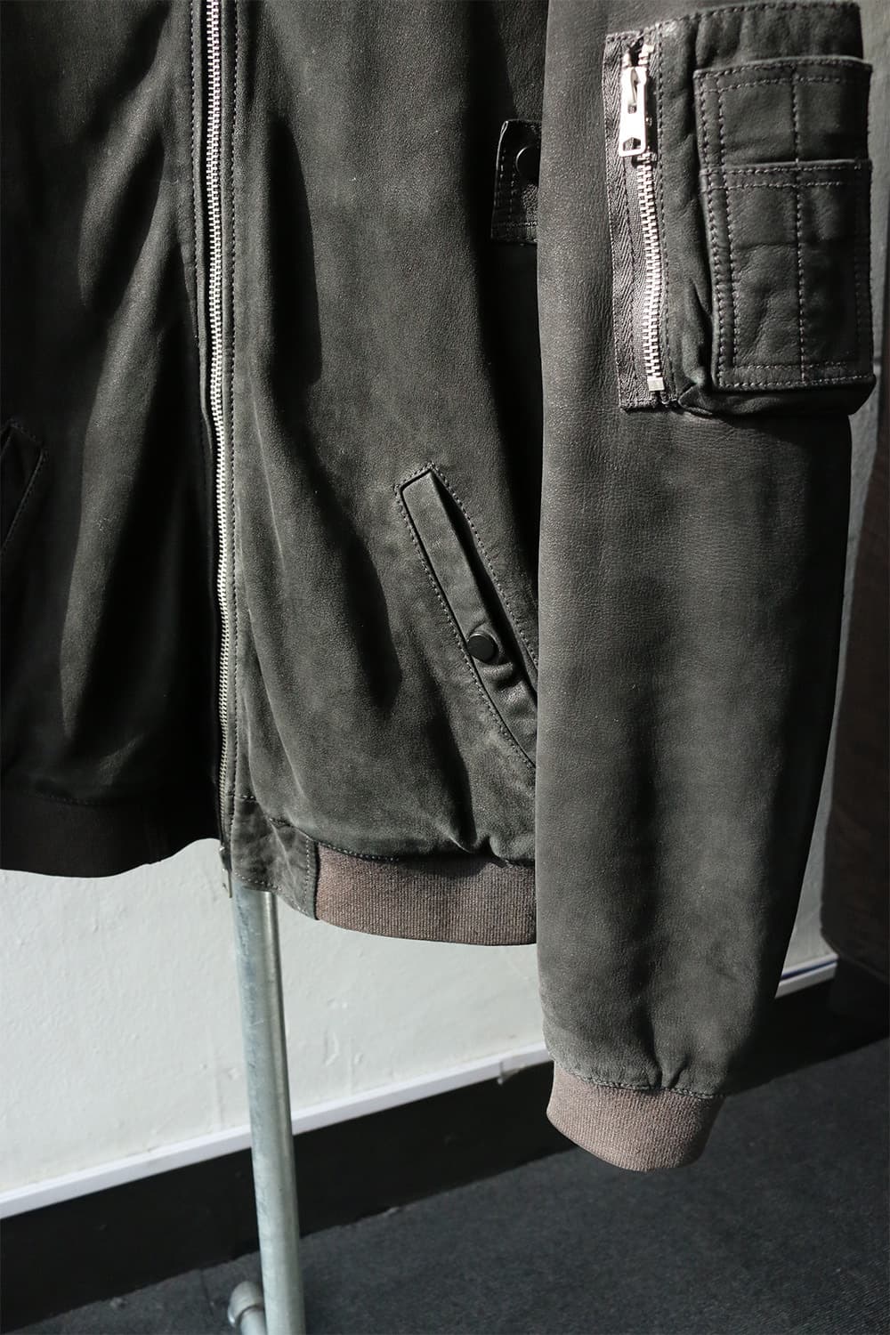 올세인츠 레더 봄버 자켓 상품이미지7