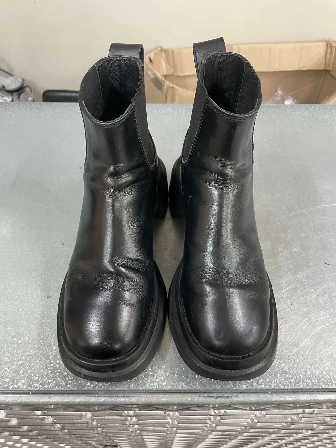 우영미 레더 첼시 부츠 230 상품이미지5