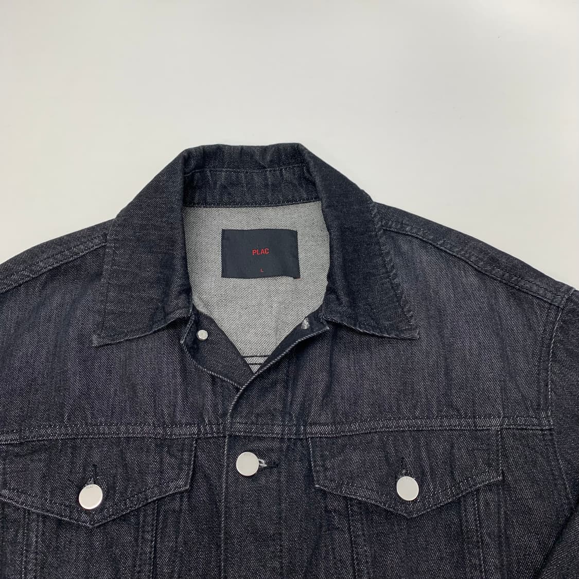 PLAC 플랙 흑청 데님 트러커자켓 (L) 상품이미지2