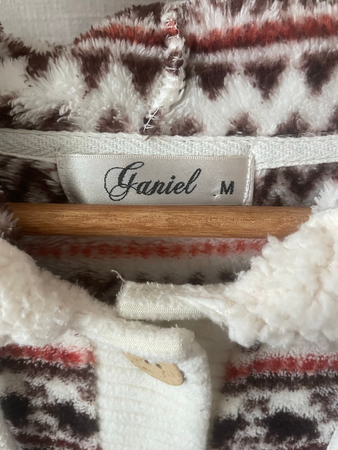 모리걸 빈티지 노르딕 패턴 후리스 ❄️♥️🤎 상품이미지2