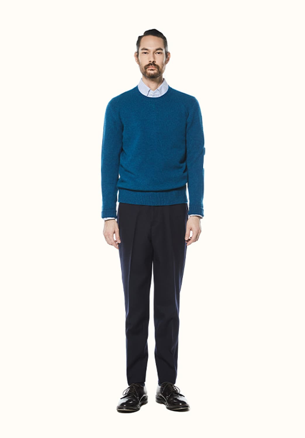 바스통 305 캐시미어 니트 에메랄드 색상 상품이미지2