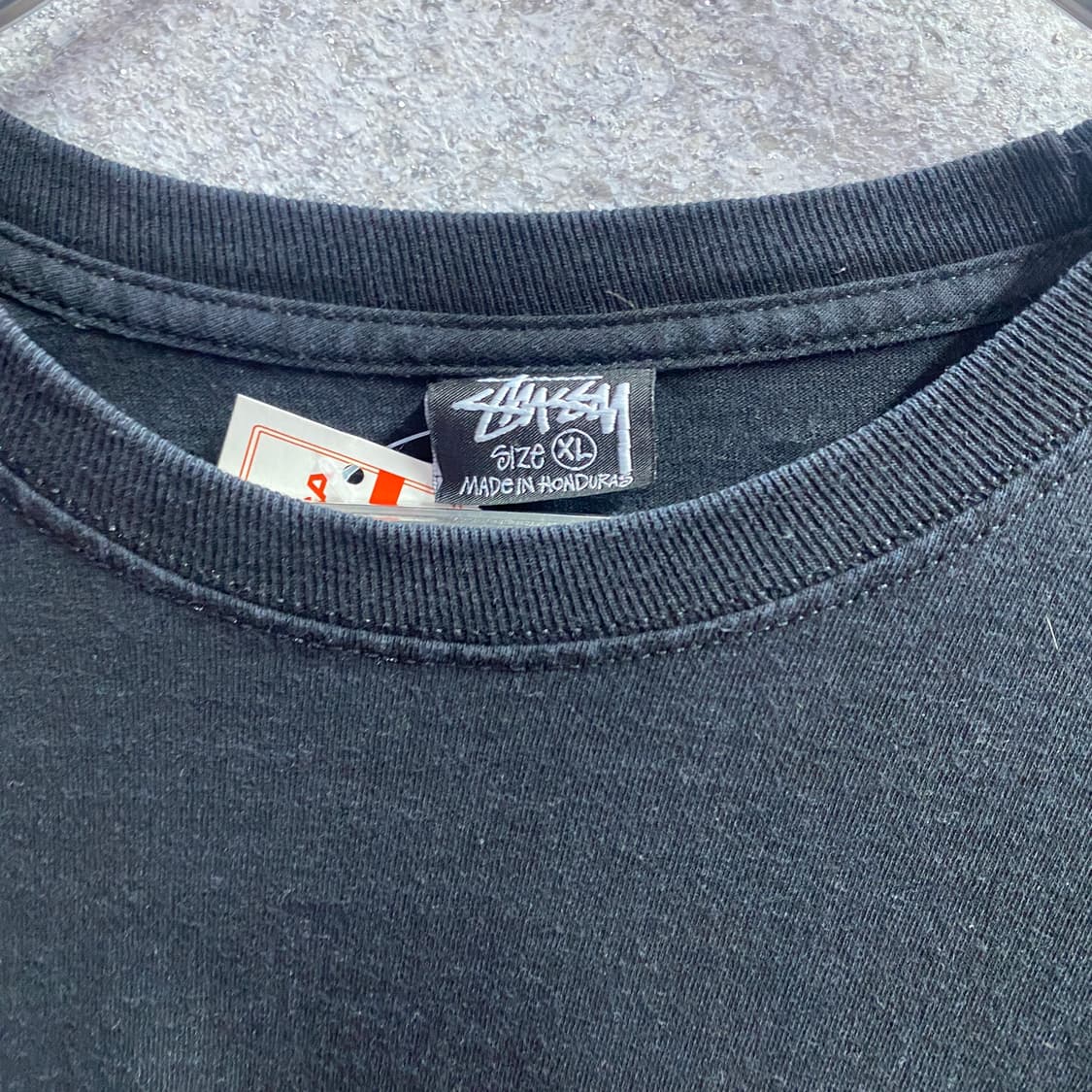 스투시 빌트터프 프린팅 빅로고 롱슬리브 블랙B3022   상품이미지4