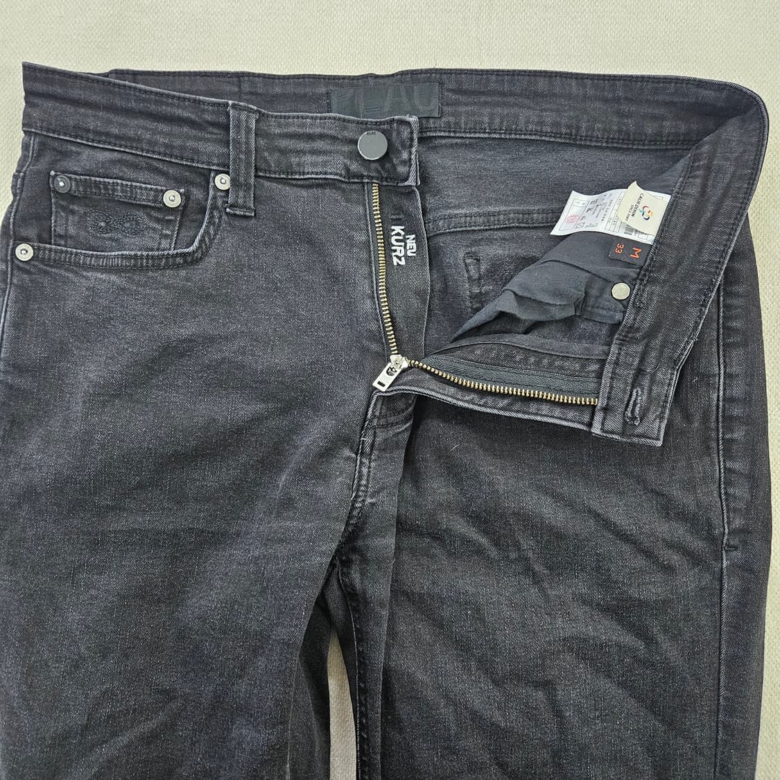 [33(M)] 플랙 진 베를린 슬림 스트레이트 핏 데님팬츠 0114YH1 상품이미지2