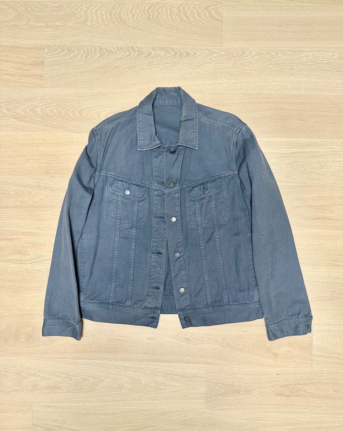 A.P.C. 블루 데님 자켓 L 사이즈 상품이미지1