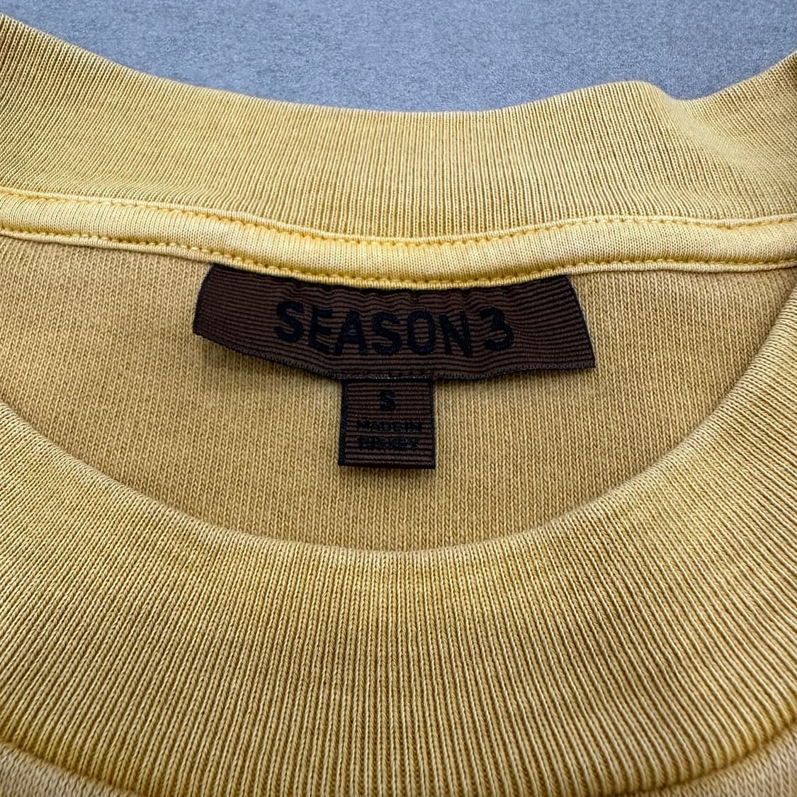 이지 yeezy 시즌3 오버사이즈핏 포켓 반팔티셔츠 S 상품이미지2