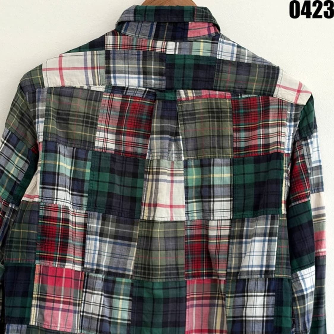 폴로 랄프로렌 블리딩 마드라스 패치워크 셔츠 S 0423 상품이미지10