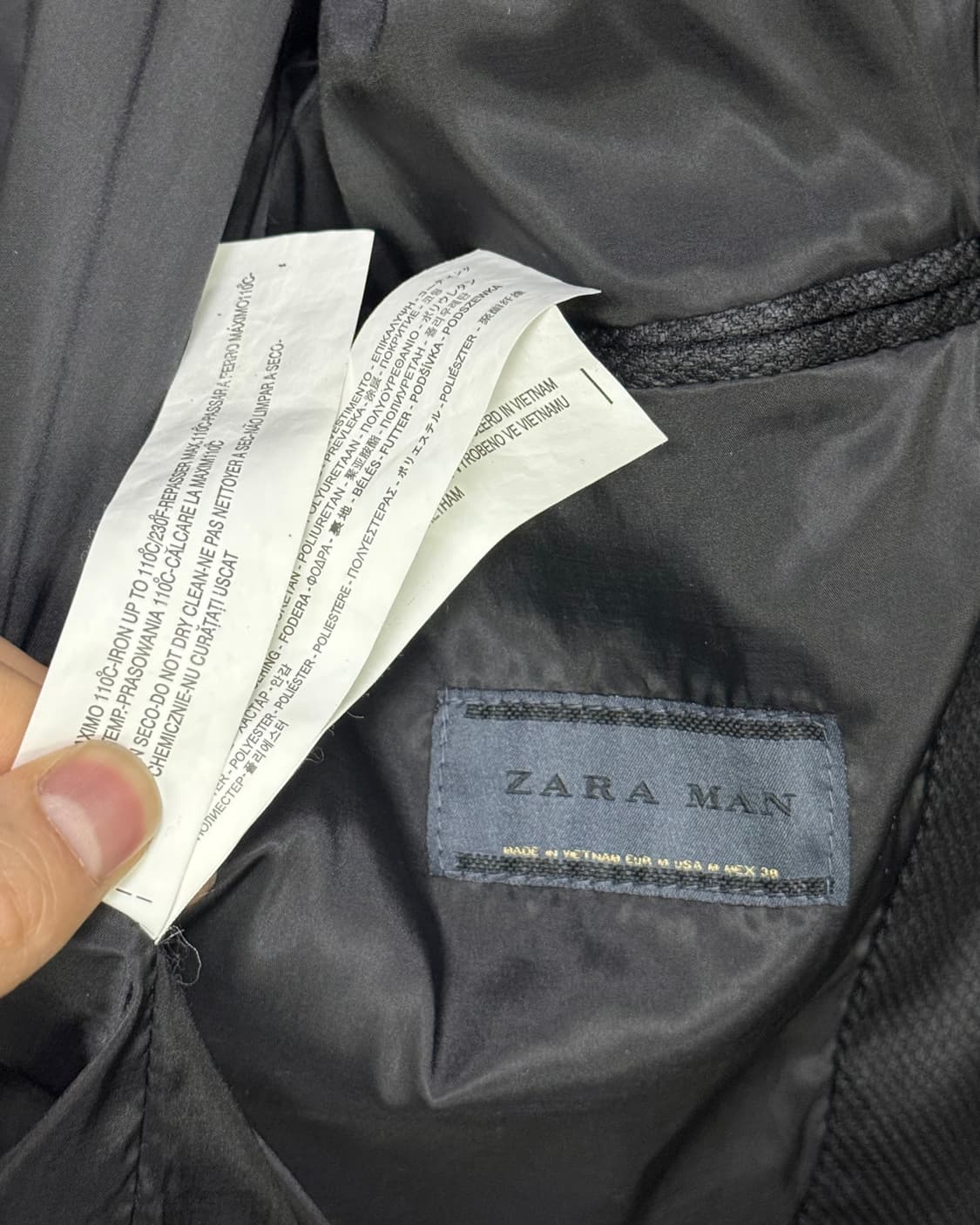 자라 라이더 바이커 락시크 고스 펑크 고딕 워크 자켓 집업 블랙 M 95 상품이미지7