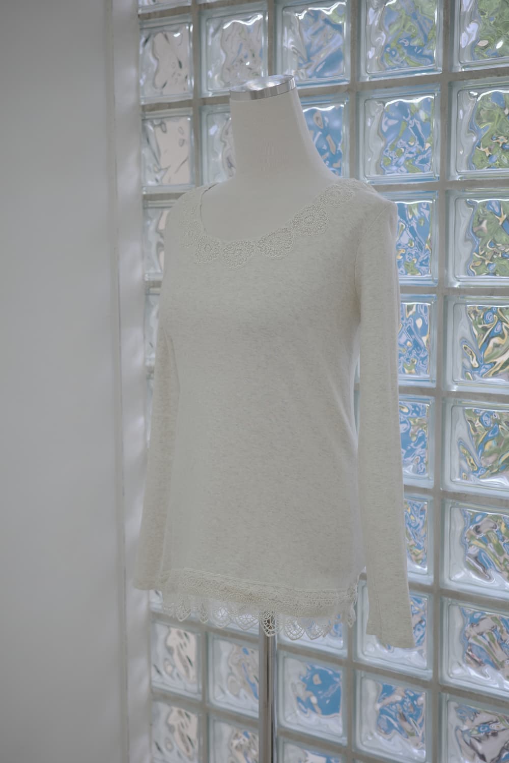  Jeanasis oatmeal lace sleeveless tee 상품이미지2