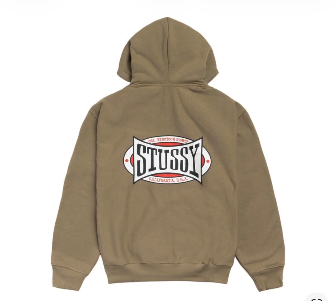 스투시 챔피온 오벌 후드집업 M 상품이미지1