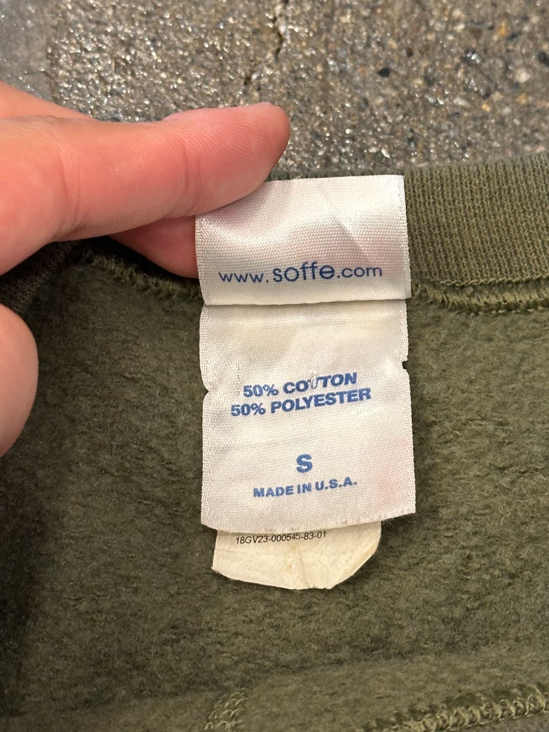 90s SOFFE 50/50 USMC 맨투맨 스웻셔츠 S 상품이미지4
