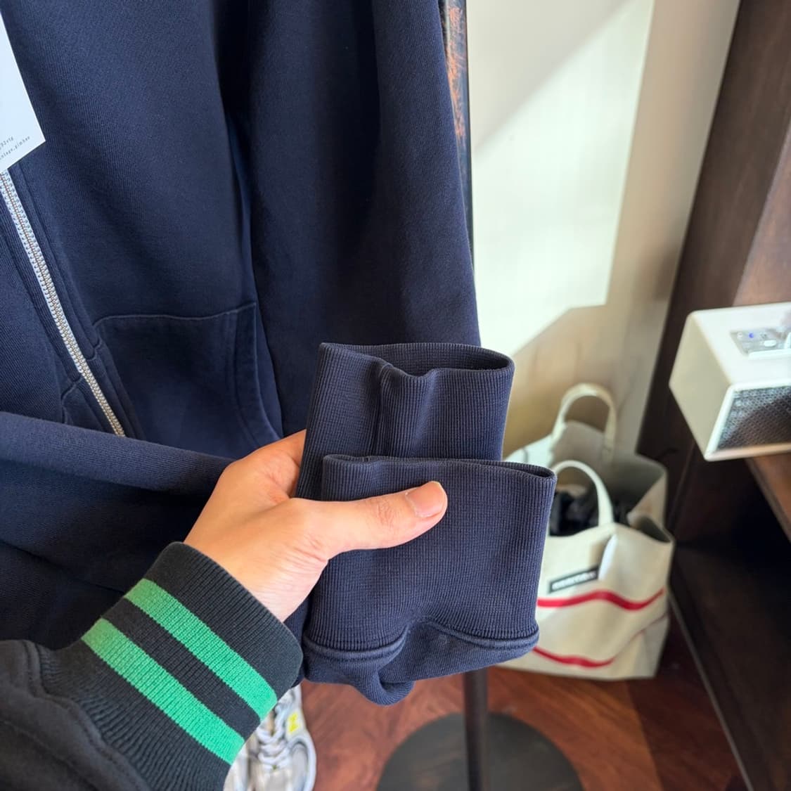 15857 - 메종키츠네 트리컬러 폭스 후드 집업 상품이미지7