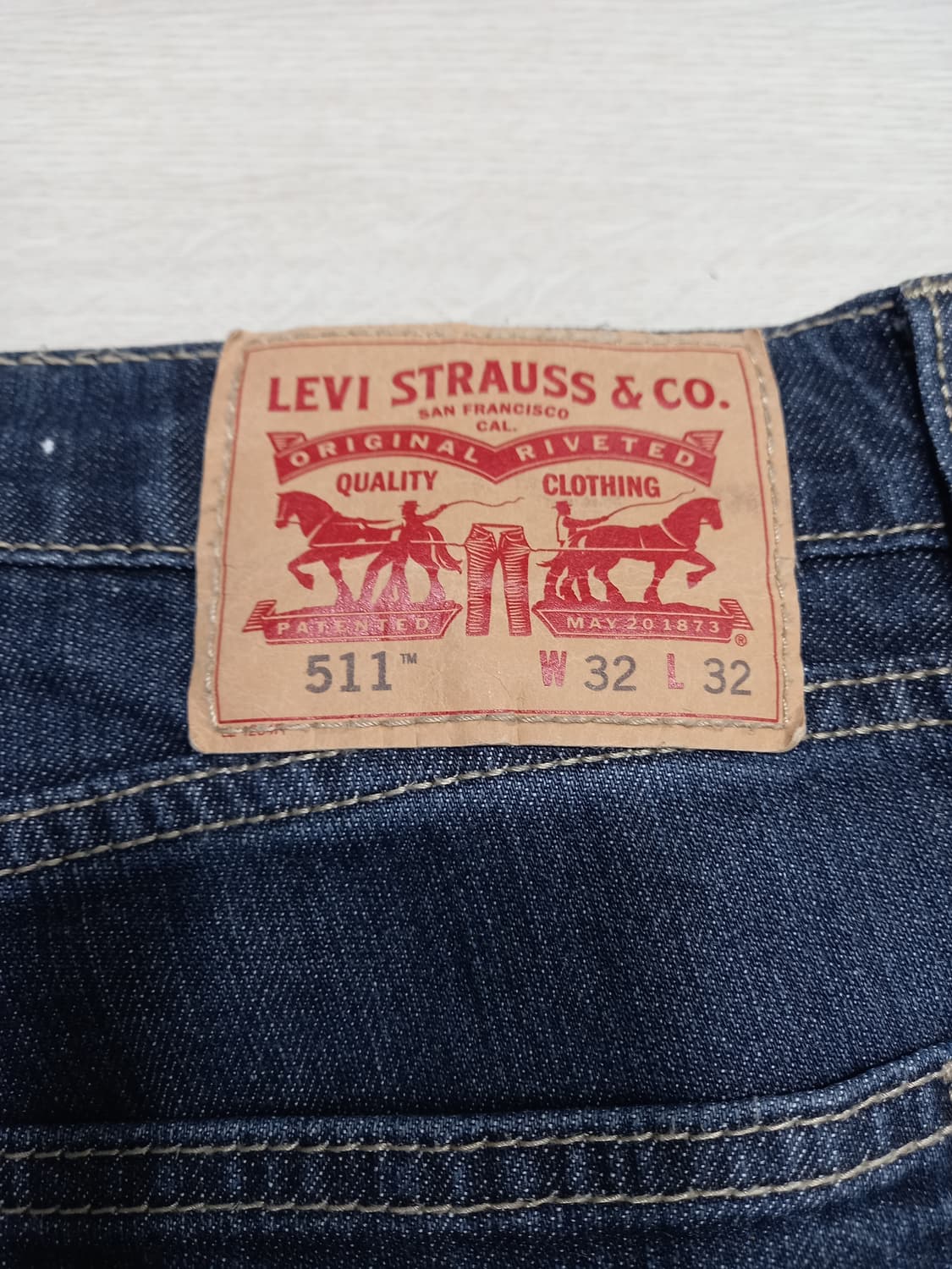 32 리바이스511 스판 슬림일자진 진청 32-291 상품이미지5