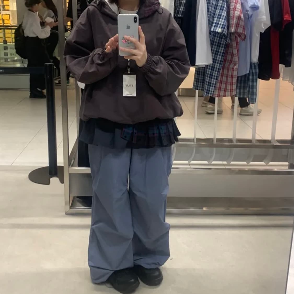 오헤시오 CHECK TWOWAY MINI SKIRT 상품이미지2