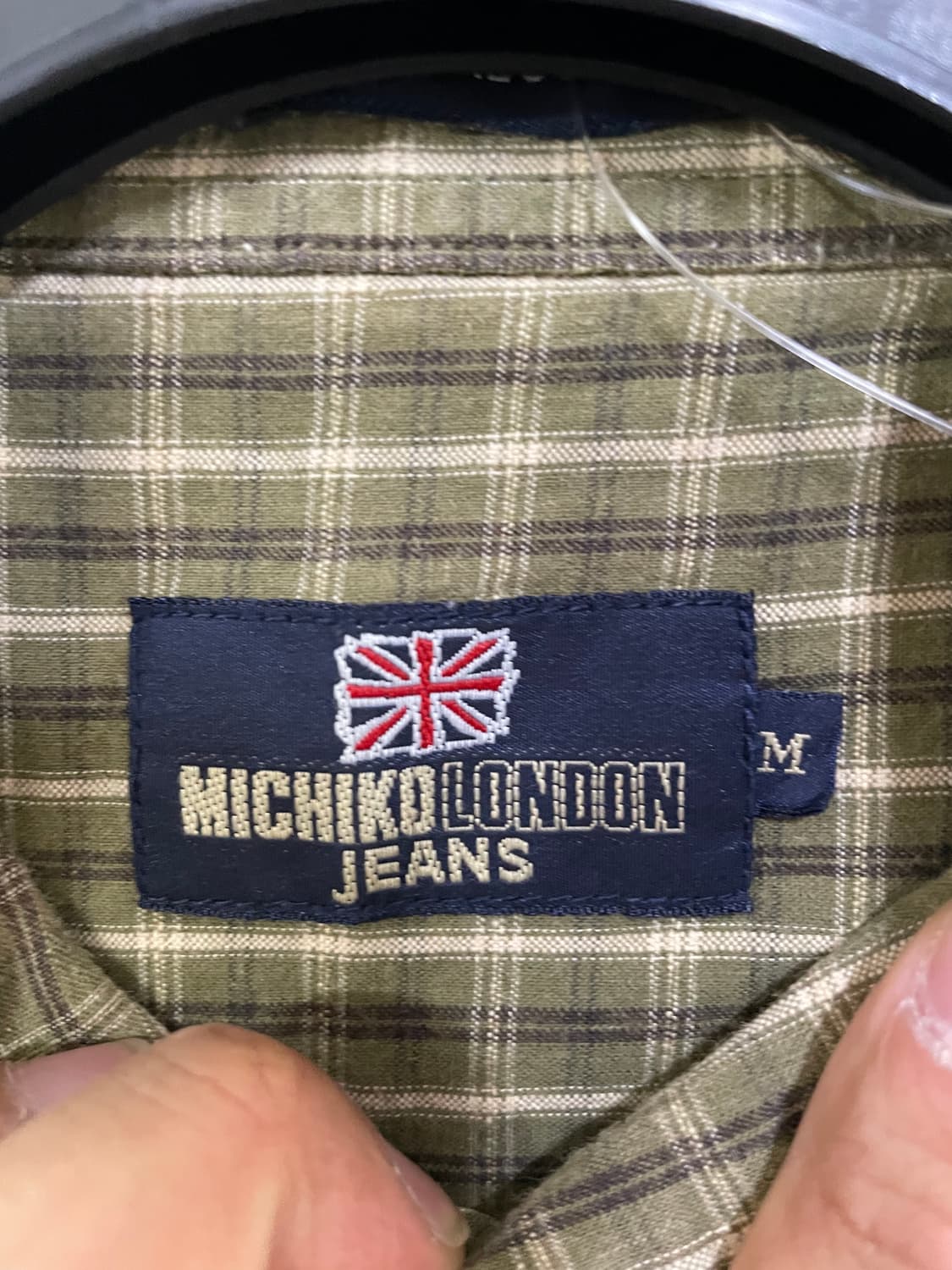 미치코 런던 체크 반팔 셔츠 상품이미지5