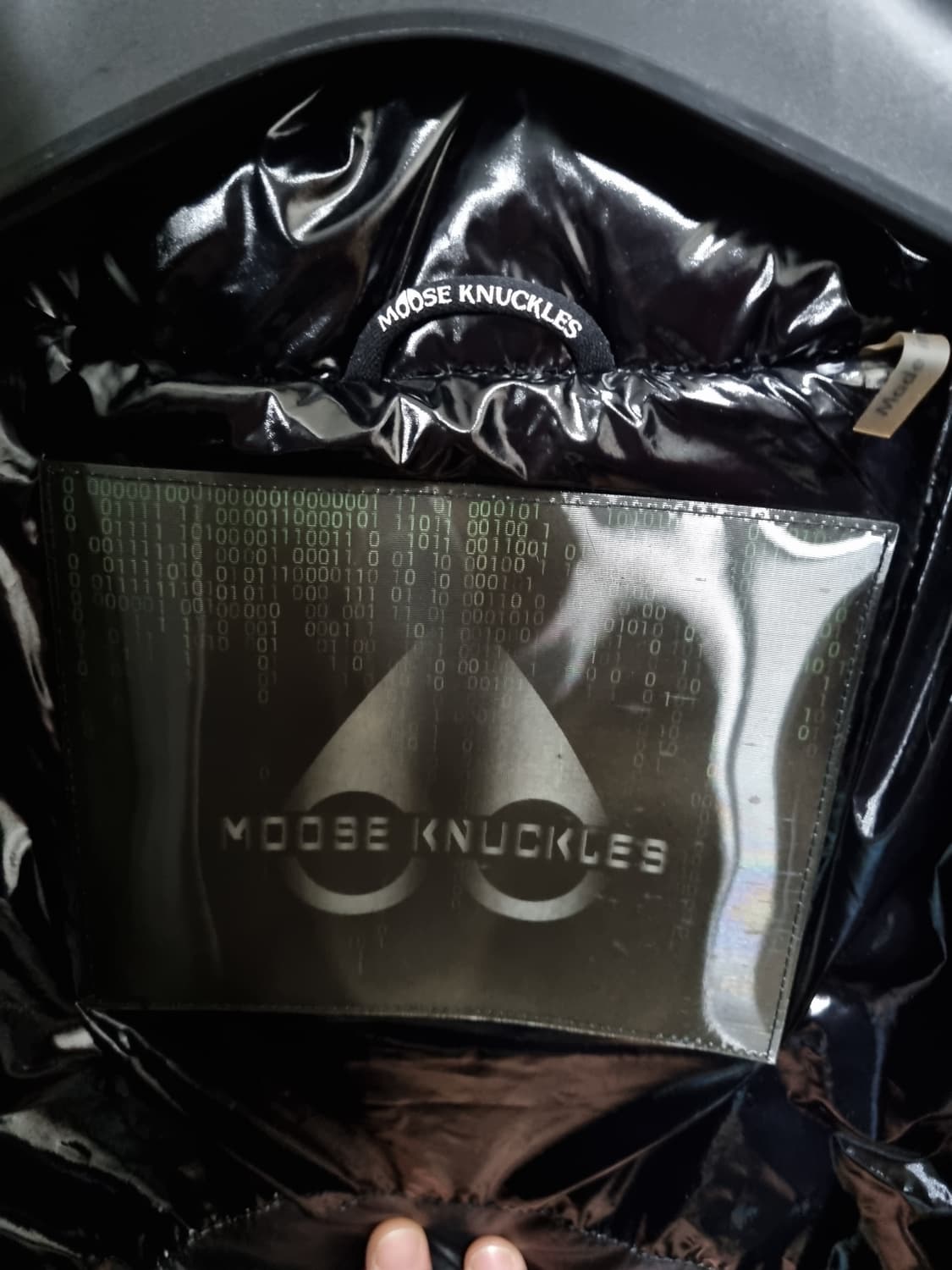 무스너클 남성 두갈드 2.0 샤이니 블랙 패딩자켓 상품이미지6