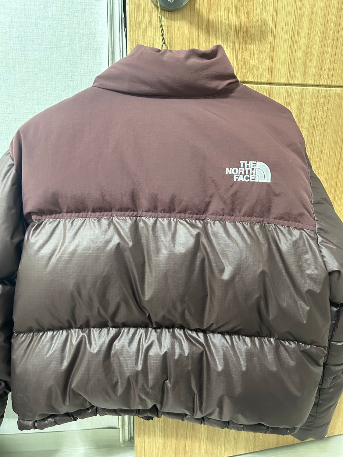 노스페이스 패딩 화이트 라벨 노벨티 눕시 다운 자켓 코코아 브라운 상품이미지5
