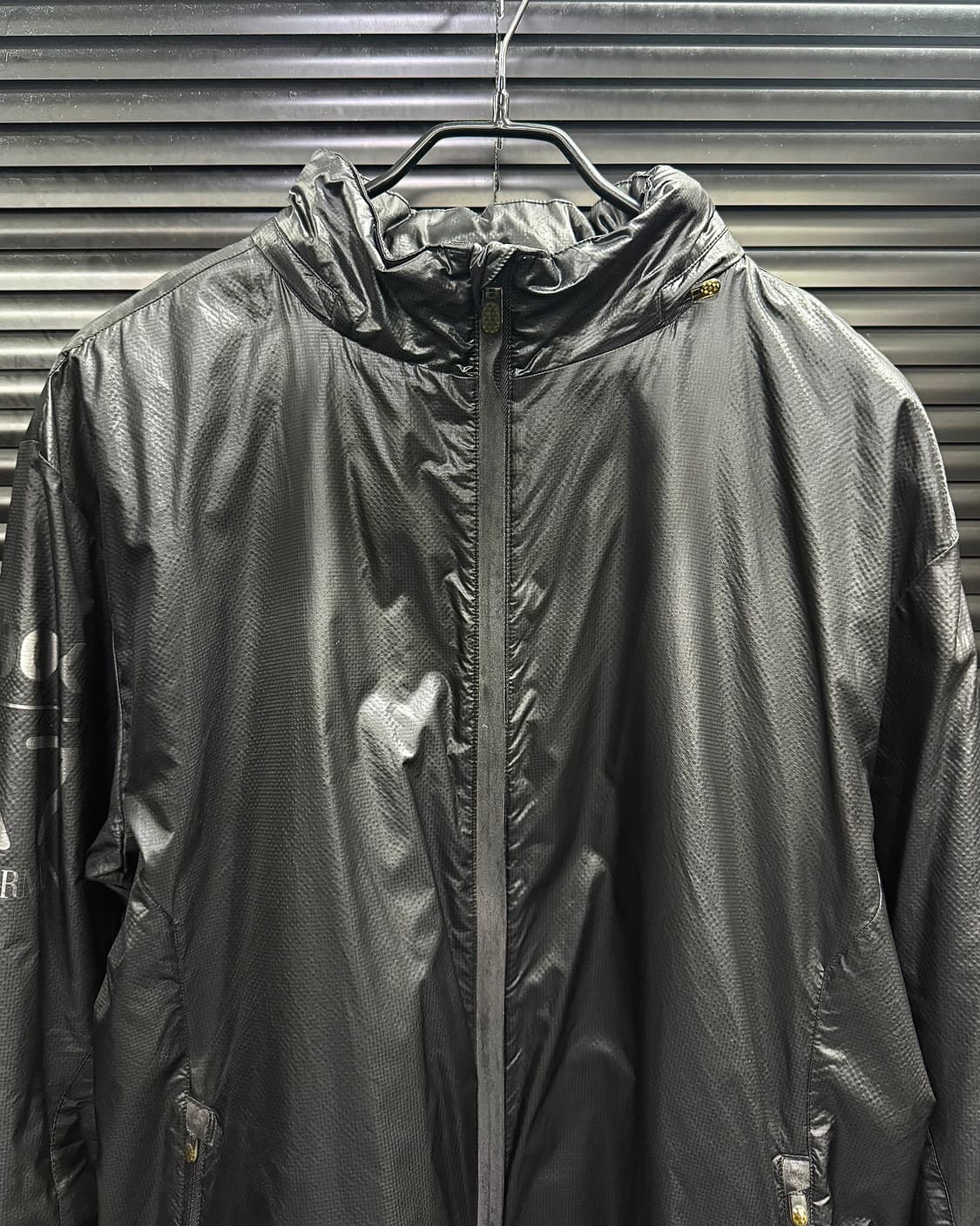 엠포리오 아르마니 리복 고프코어 집업 자켓 하이넥 바람막이 우븐 M 95 상품이미지4