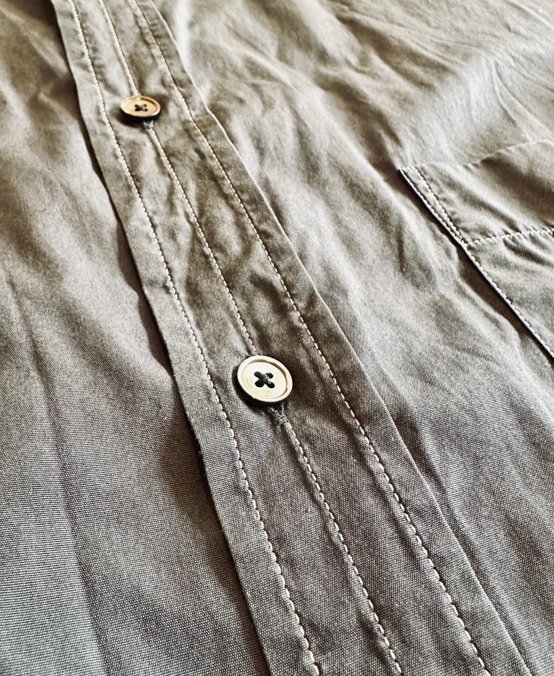 르메르 X SSENSE 오버사이즈 셔츠 차콜 50사이즈 신품급 상품이미지3