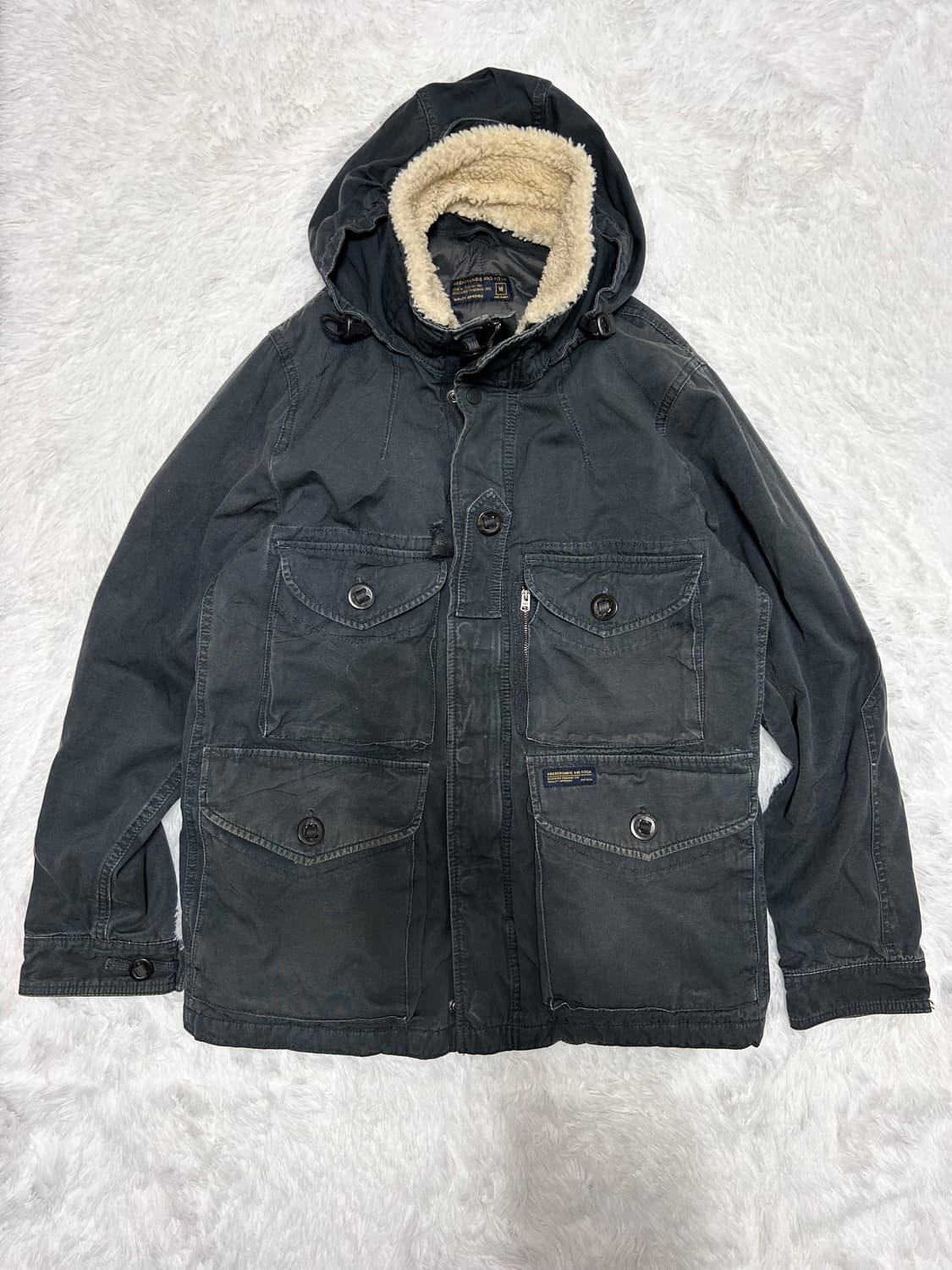 Abercrombie military combat sherpa parka 상품이미지1