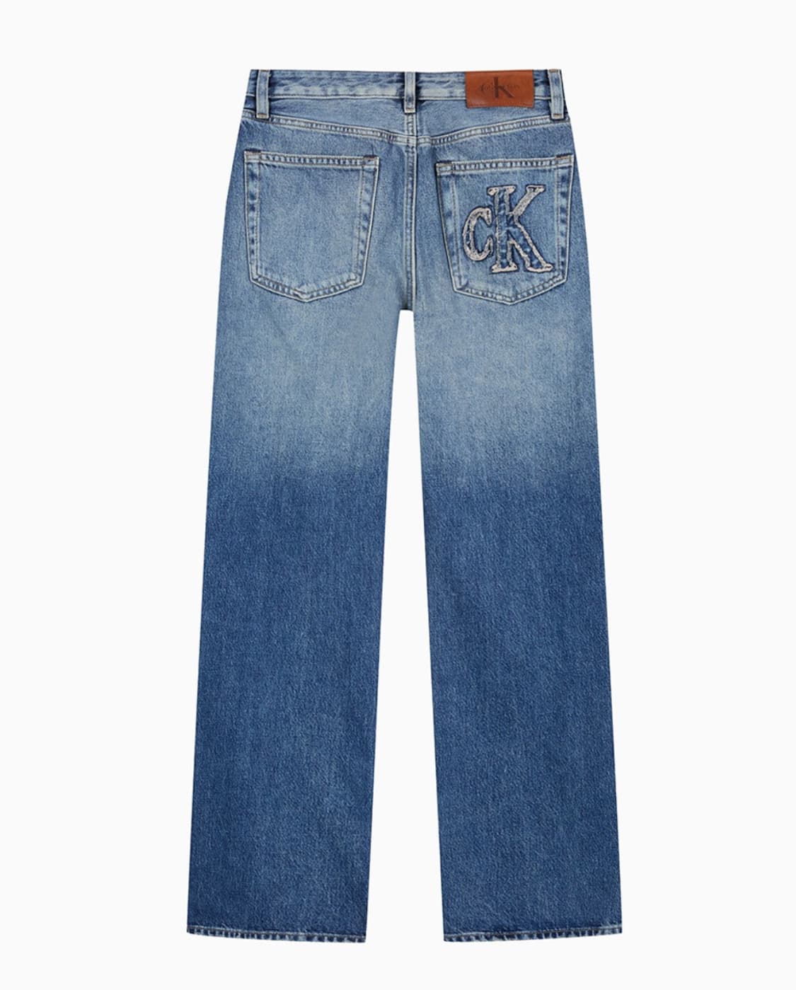 캘빈클라인 진 여성 시그니처 90S 스트레이트핏 미드블루 데님 47E70 상품이미지1