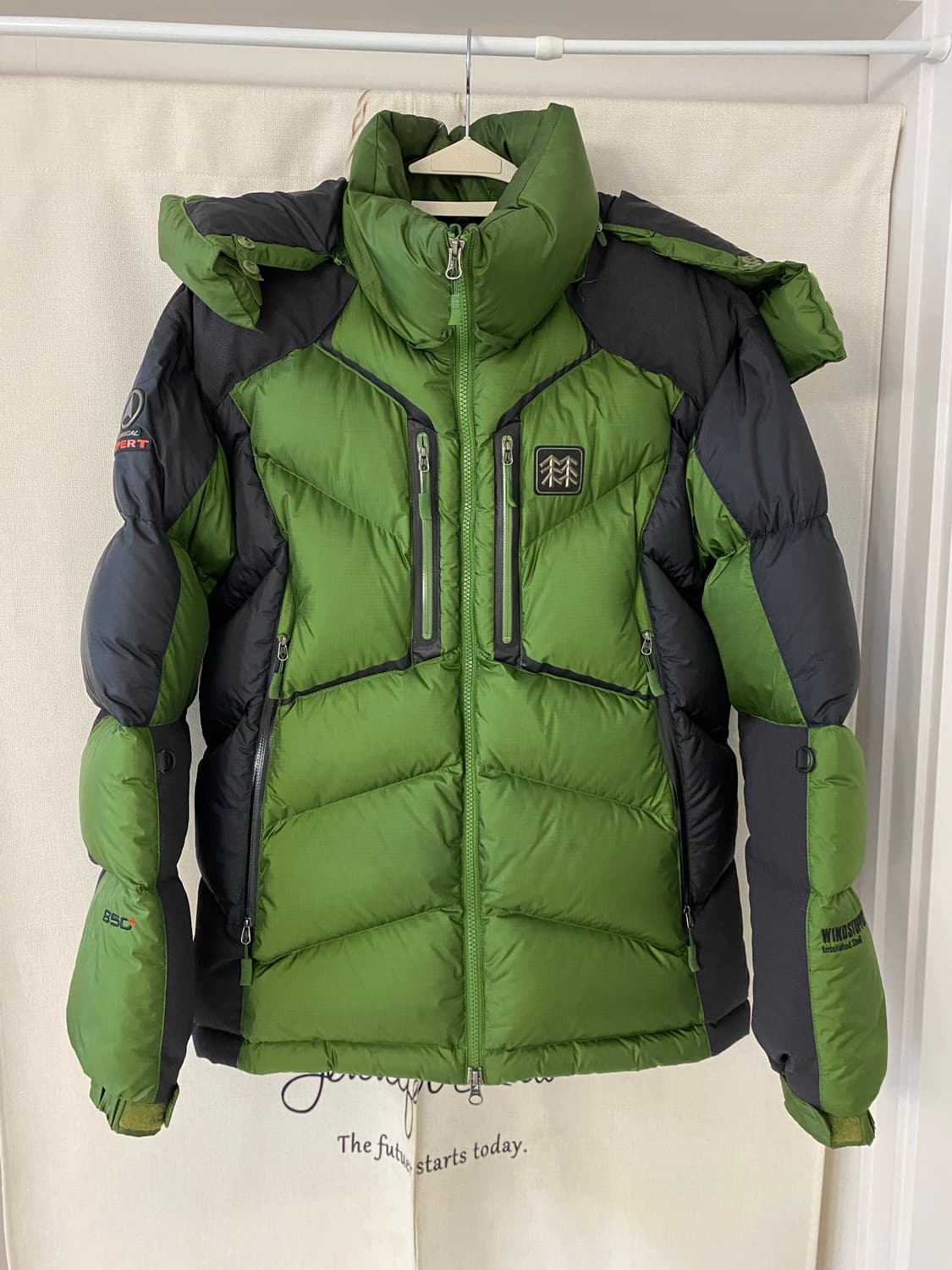 100)코오롱 윈드스토퍼 구스 다운 패딩 상품이미지1