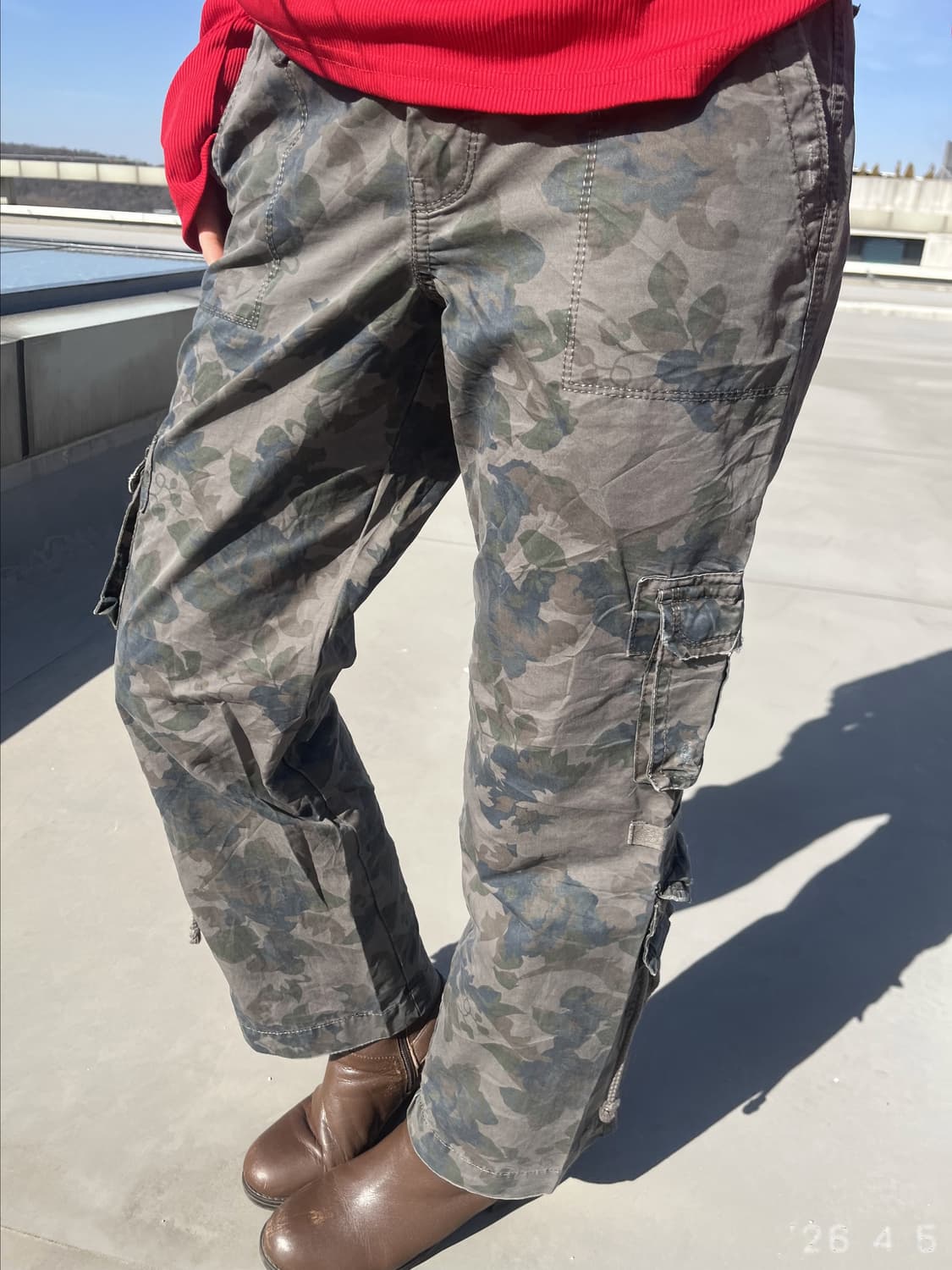 Floral Cargo Pants 플로럴 카고 팬츠 상품이미지1