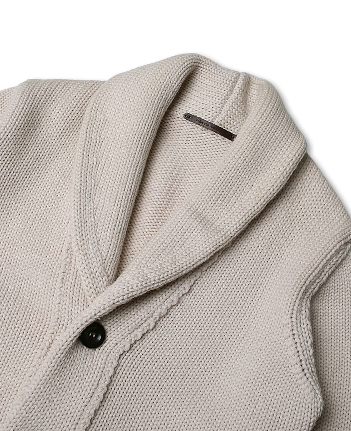 로베르토 콜리나 [Roberto Collina] 울 숄카라 니트 가디건 상품이미지2