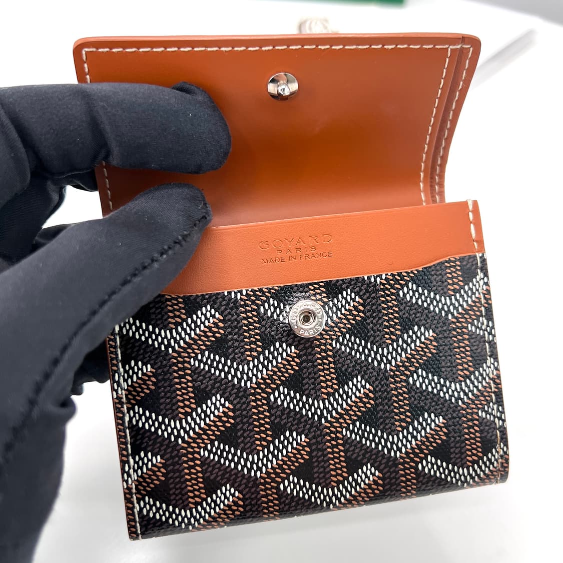 고야드 마리니 코인 카드 지갑 블랙텐 상품이미지7