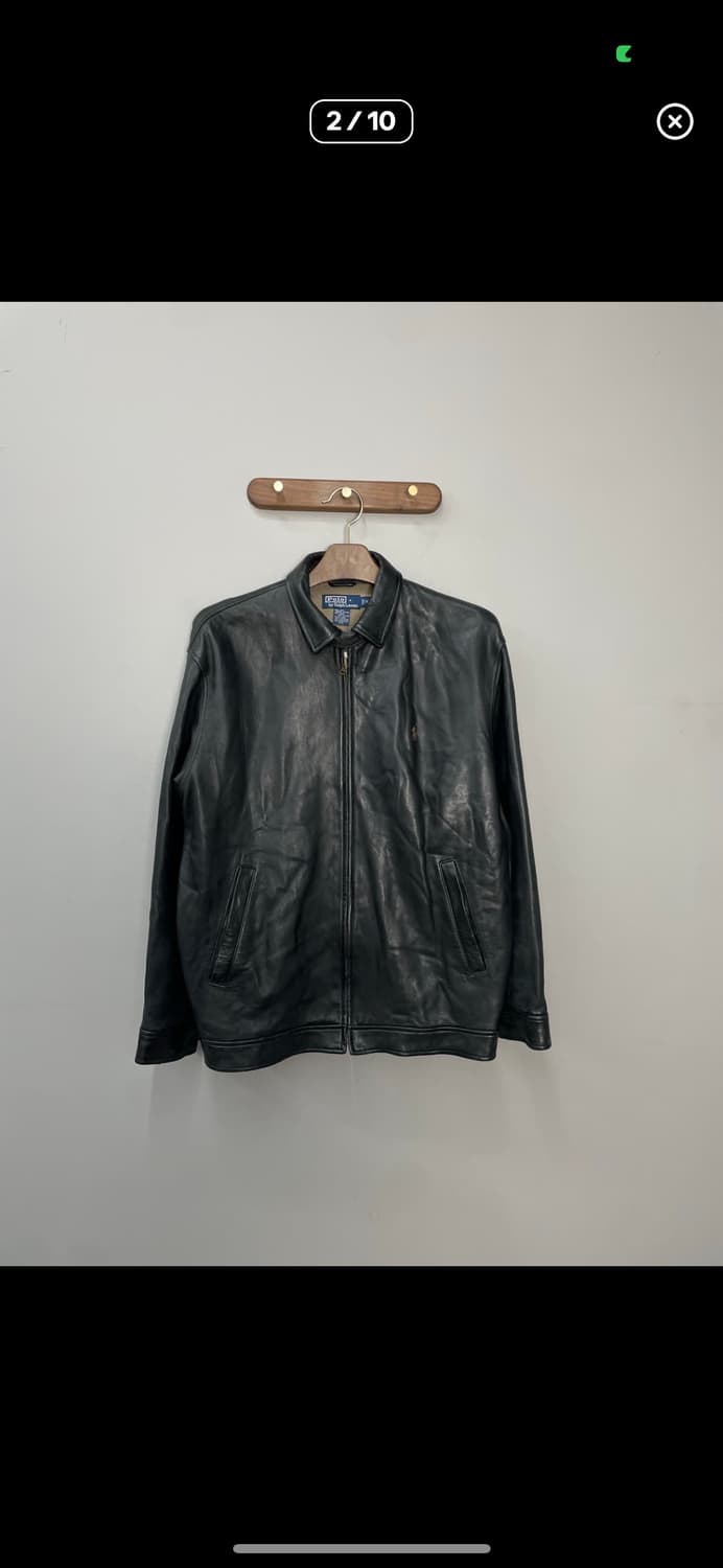 폴로랄프로렌 맥스웰 램스킨 가죽 레더자켓 A3353 상품이미지2