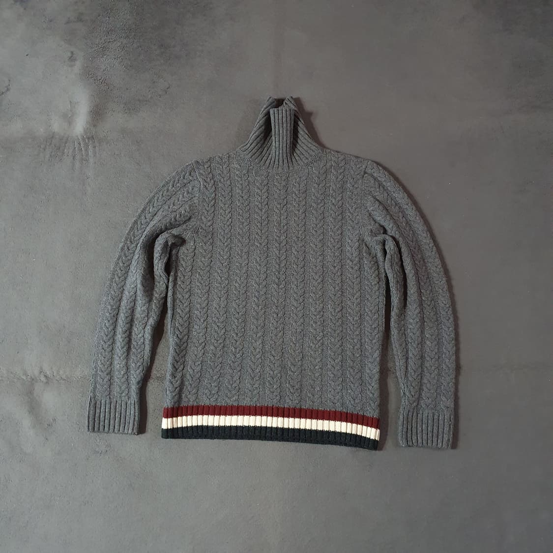 마시모두띠 터틀넥 케이블 니트 L 상품이미지2