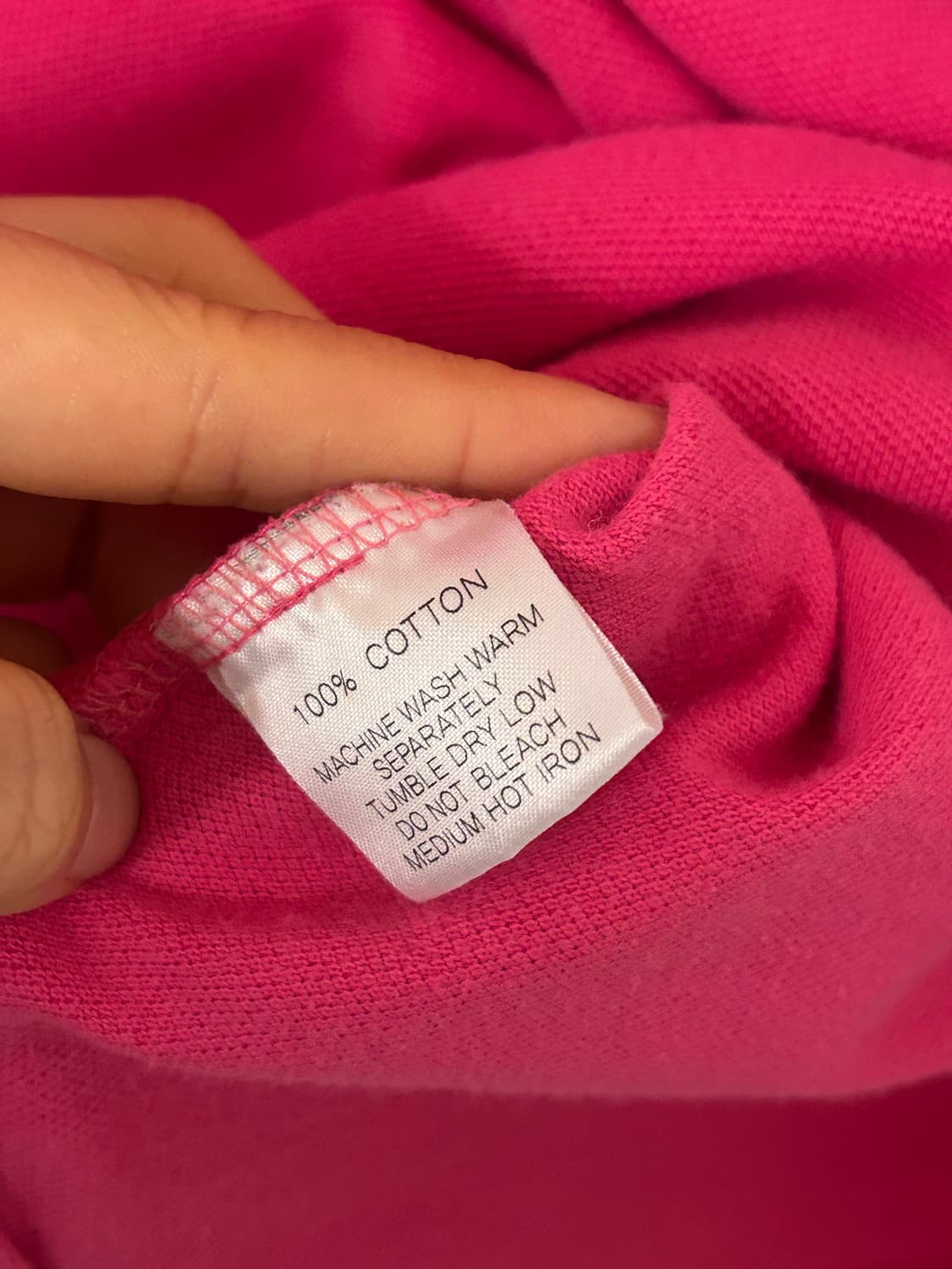 폴로 랄프로렌 핑크색 긴팔 카라티 L 상품이미지3