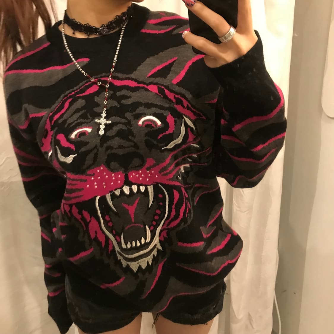 Ed Hardy 에드하디 펑크 레오파드 니트 상품이미지3