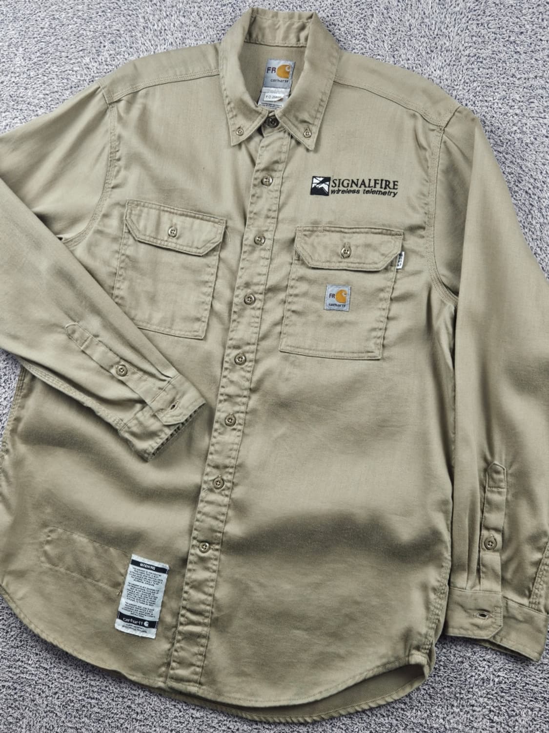 FR 칼하트 파이로세이프 포켓 워크 셔츠 ( L추정 ) / 11285 상품이미지6