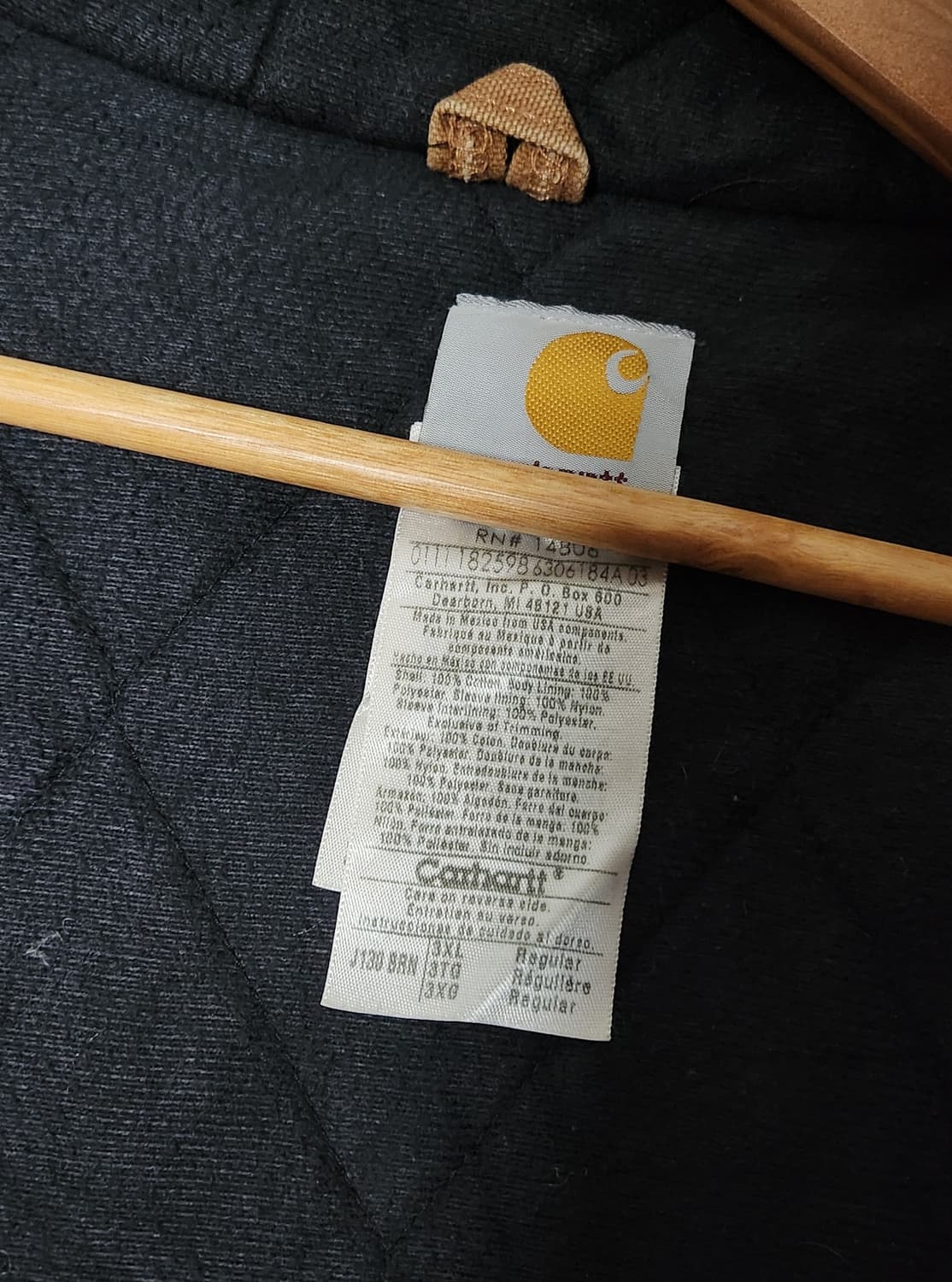 칼하트 J130 BRN 엑티브 후드 자켓 된장 상품이미지6