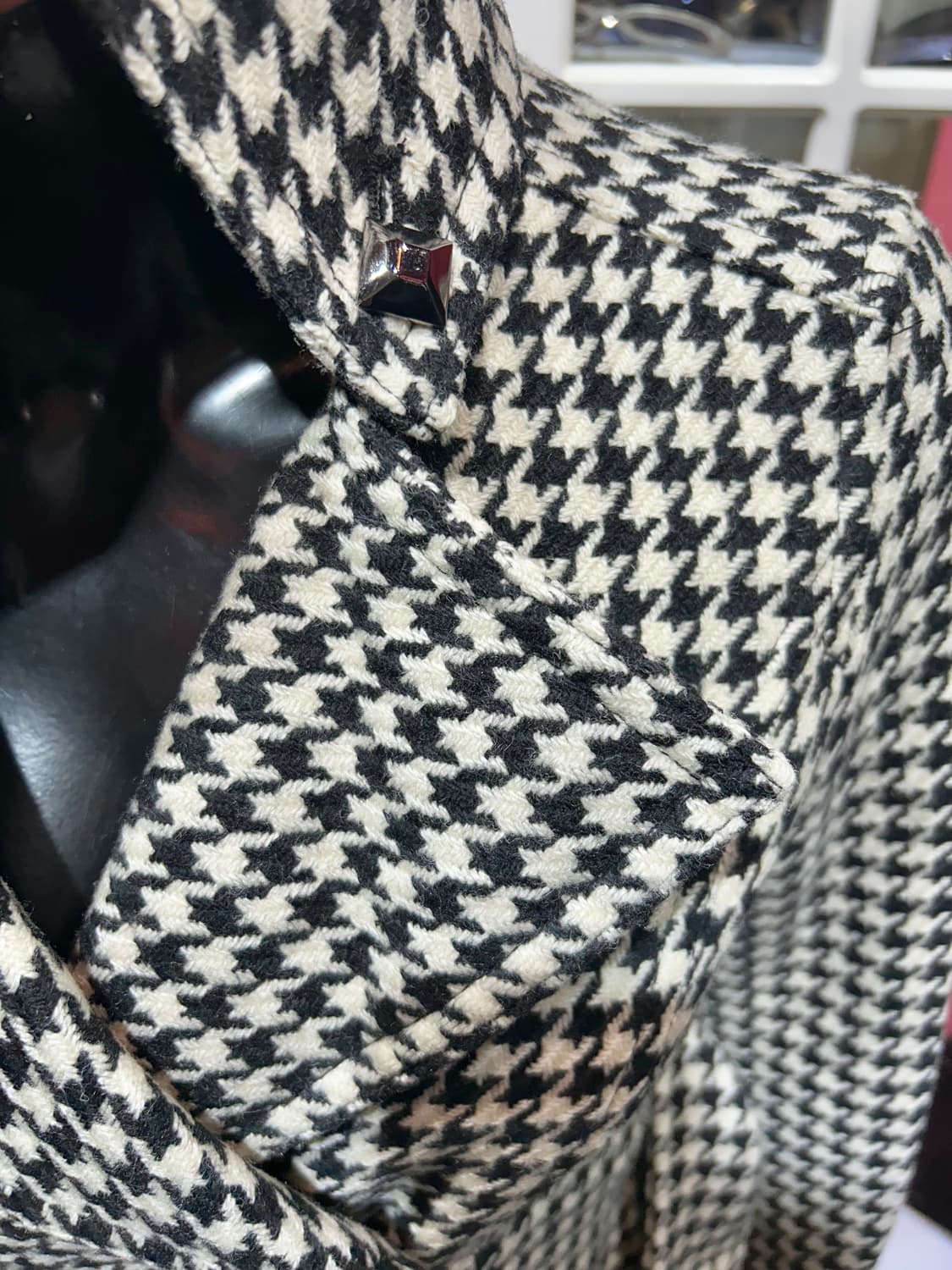 egoist coat 에고이스트 하운드투스 체크 코트 상품이미지3