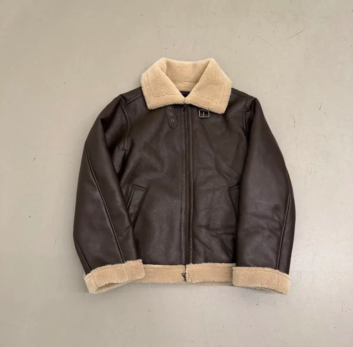 LEE 브라운 무스탕 자켓 상품이미지2