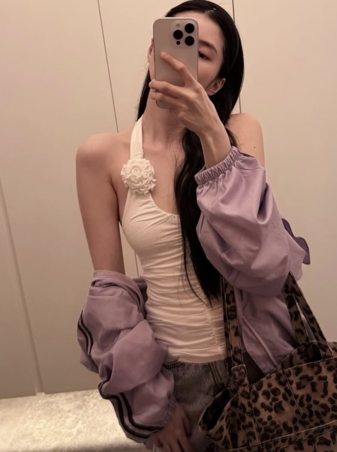 한소희 세이모온도 denim leopard  상품이미지1