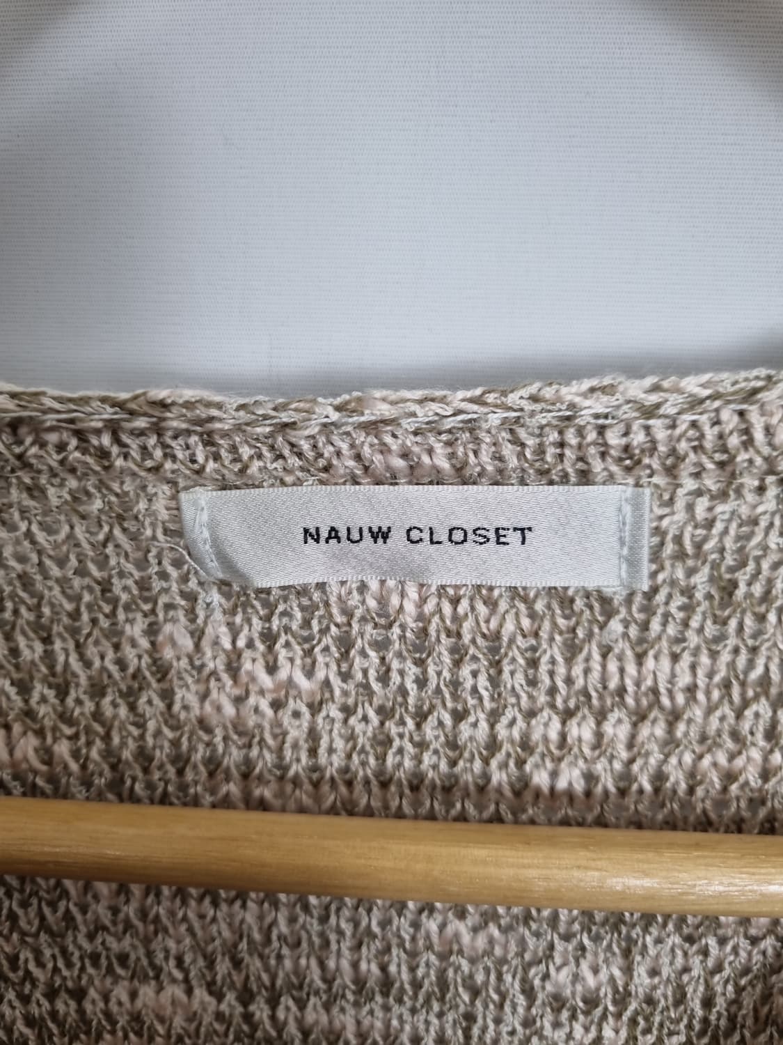 NAUW CLOSET 베이지 니트  상품이미지6