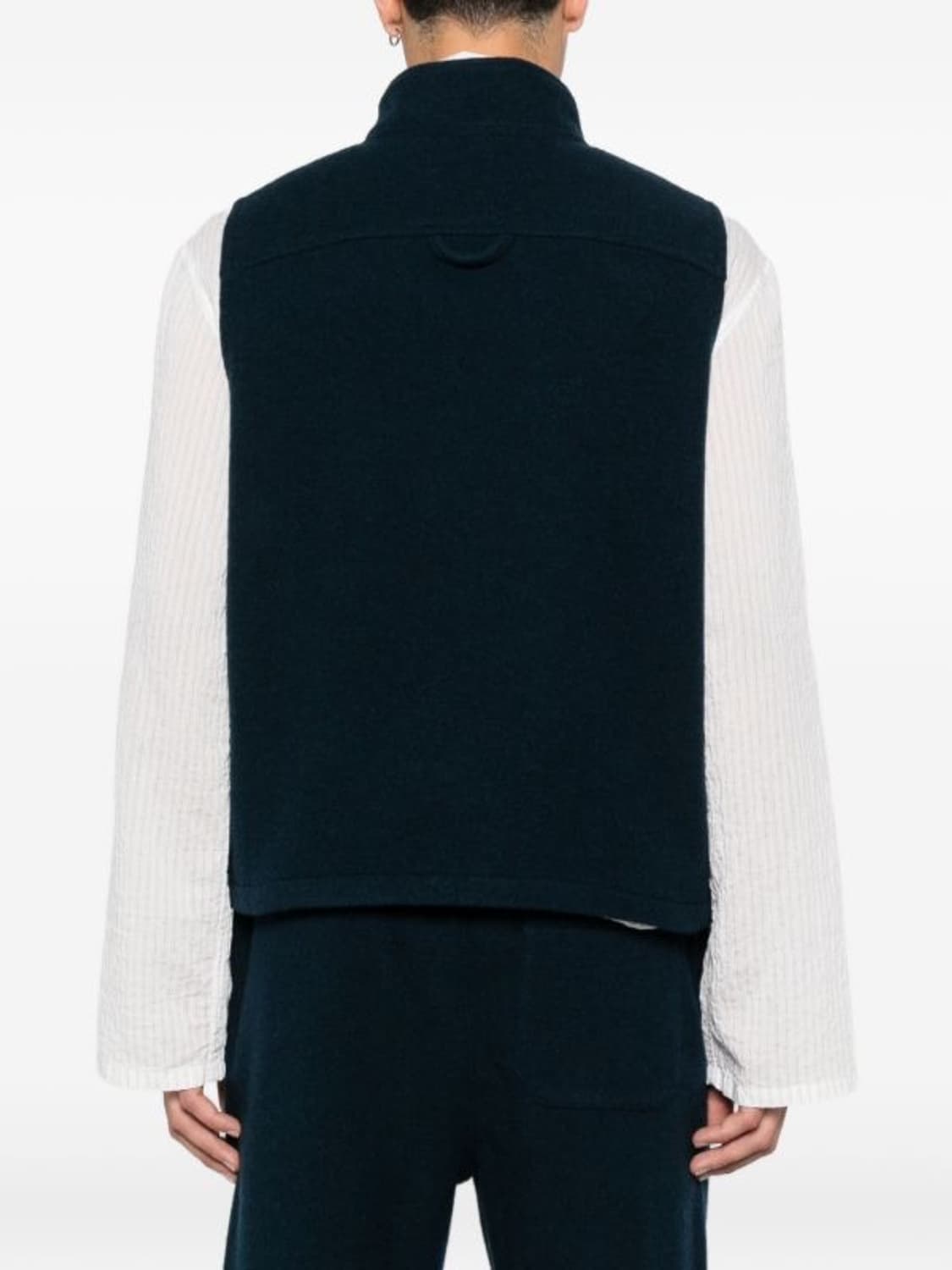 [S,M]리에르 플리스 질레 시티 베스트/네이비 상품이미지4