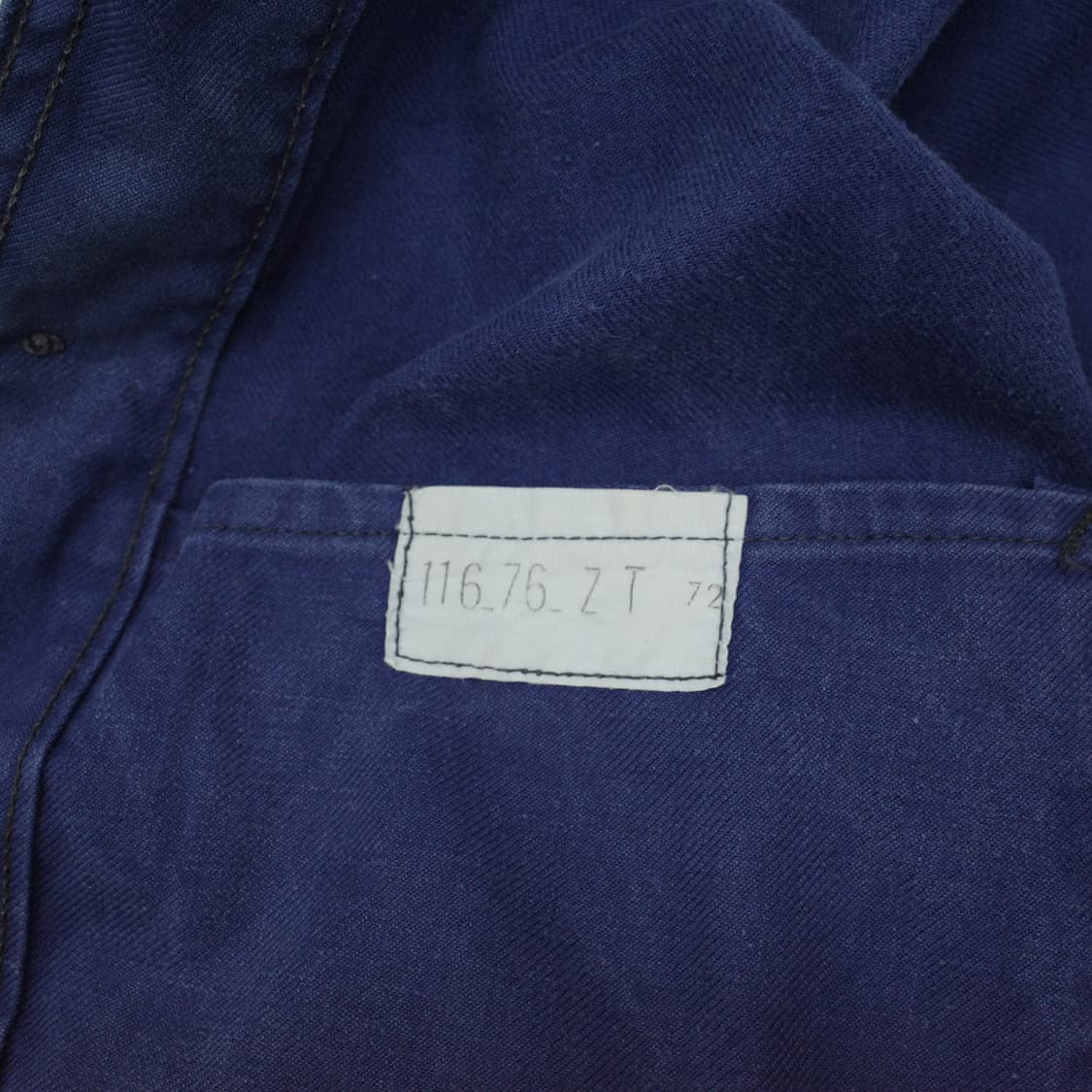 60년대 프렌치 클럽칼라 레일로드 초어 워크 자켓  상품이미지6