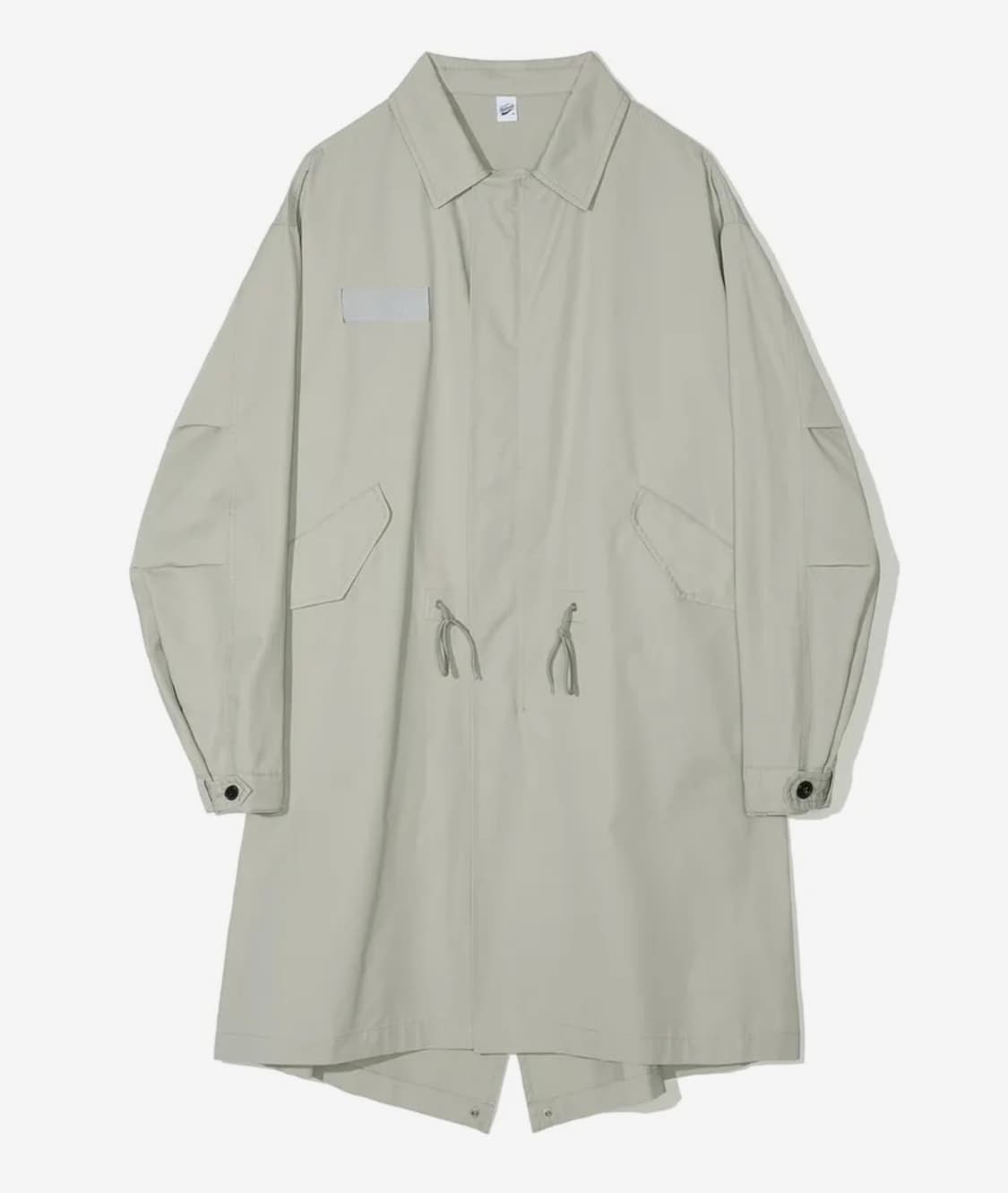 파르티멘토 워싱 코튼 피시테일 코트 그레이 상품이미지1