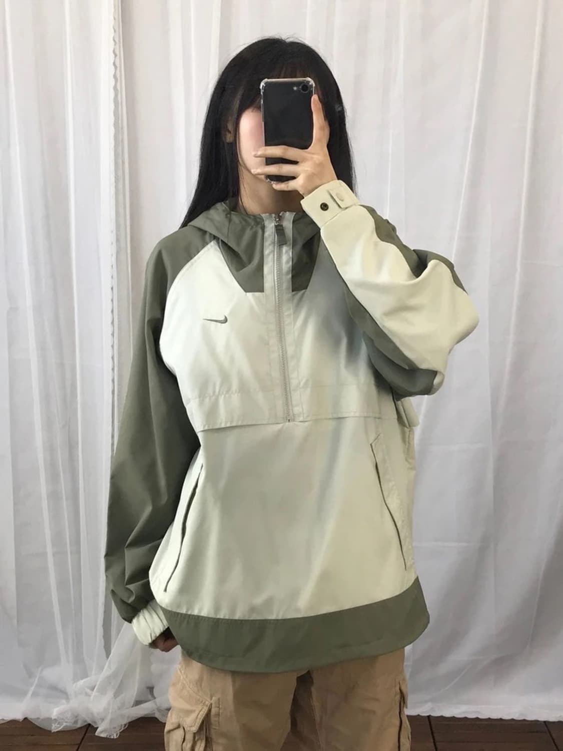 90's Nike Half-Zip Anorak Jacket 상품이미지1