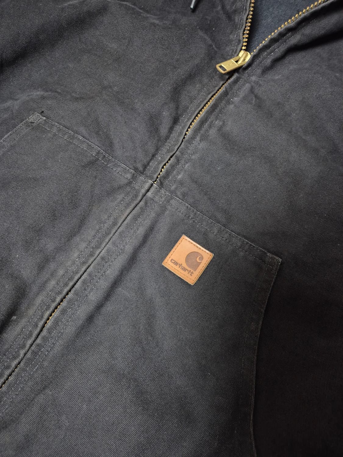 [2XL] 칼하트 j130 blk 블랙 덕 액티브 자켓 상품이미지5