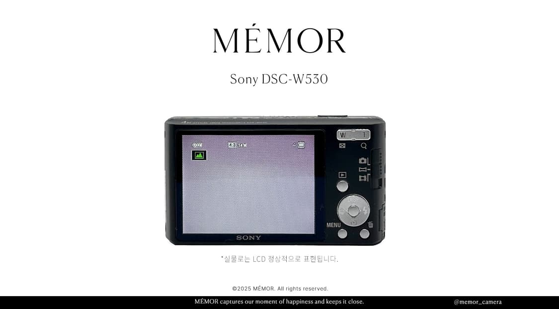 초경량디카🍃 Sony DSC-W530 소니 디카 작례첨부O 디지털카메라 상품이미지5