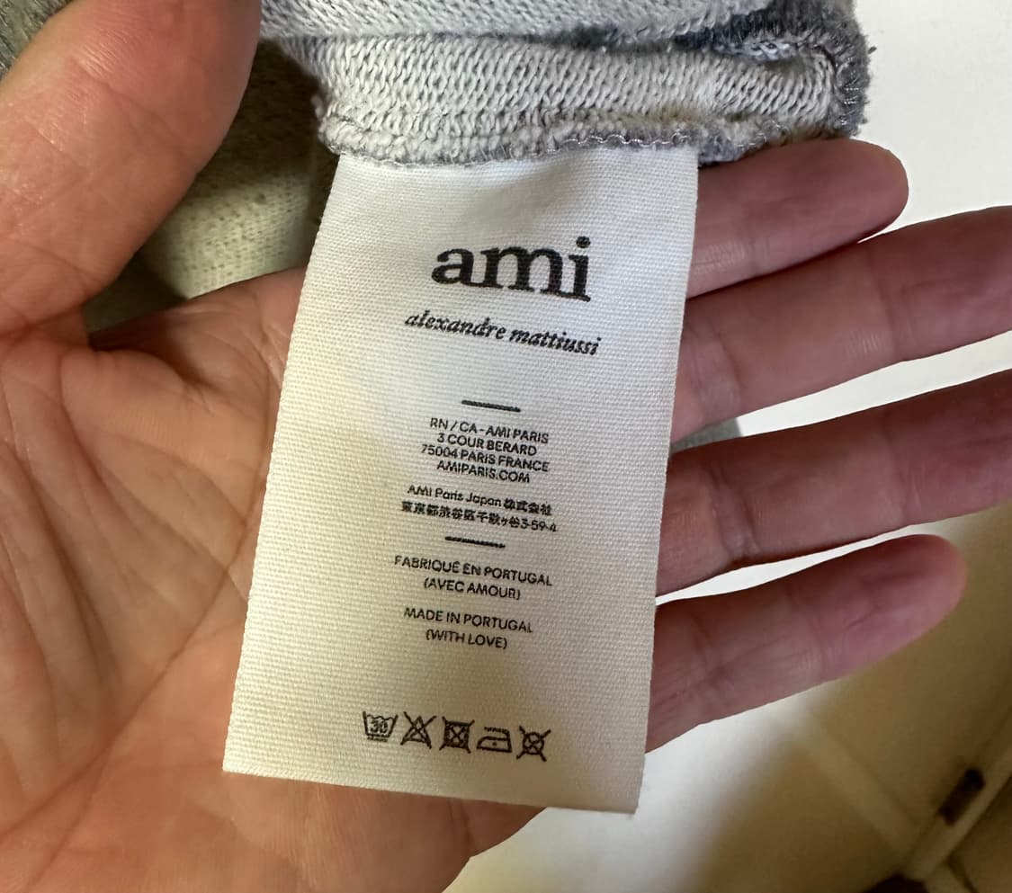 AMI 스몰로고 후드 L 상품이미지4