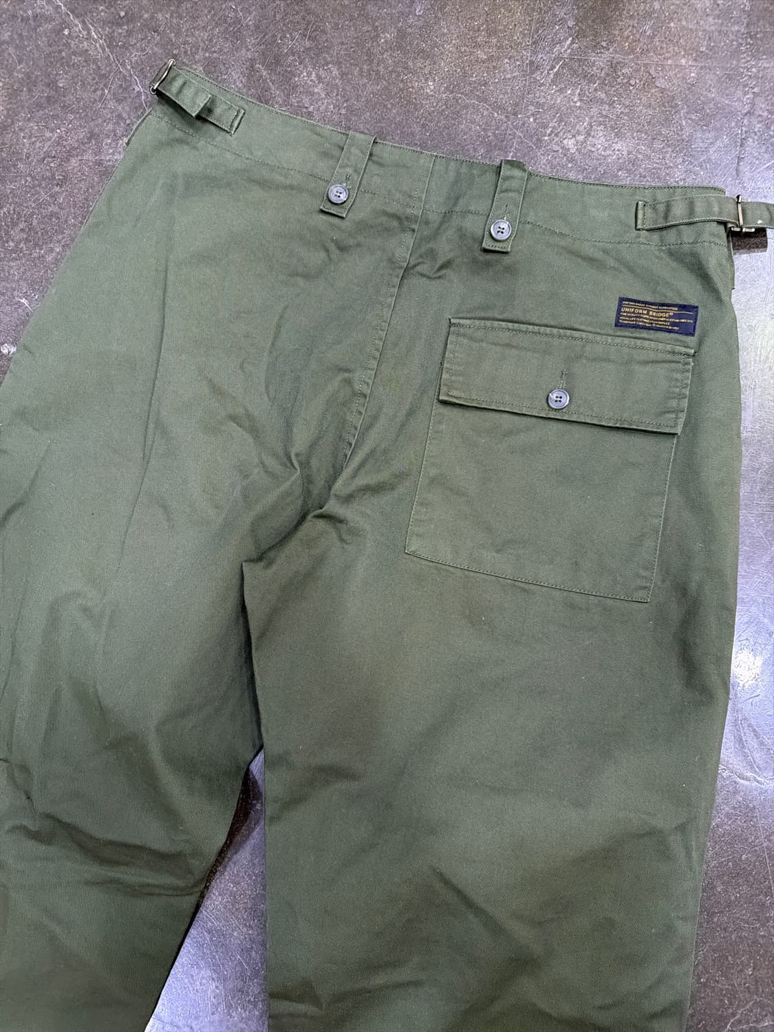 유니폼브릿지 영국군 퍼티그팬츠 올리브 XL 상품이미지7