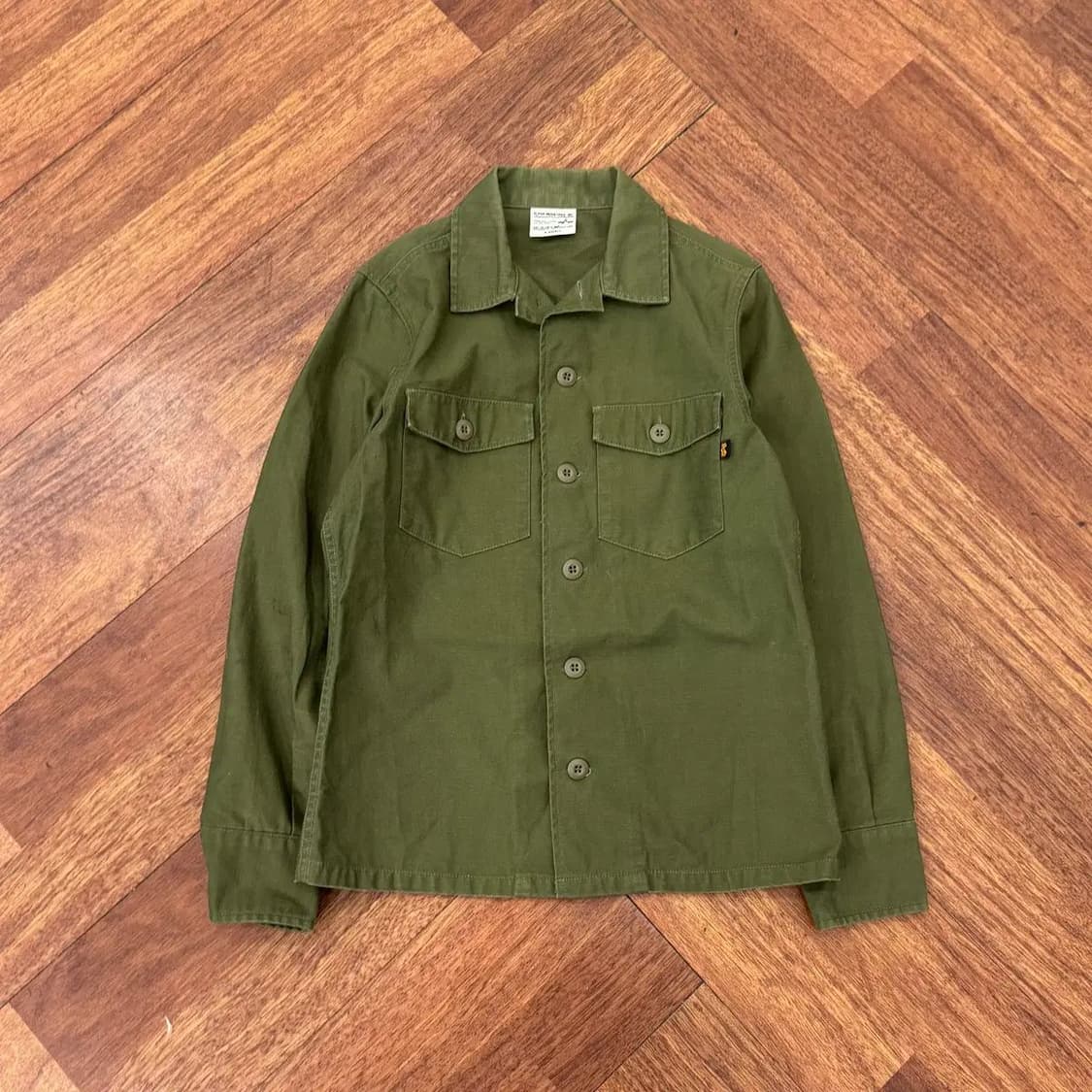 여성용 XS 알파인더스트리 밀리터리 남방 셔츠 상품이미지1