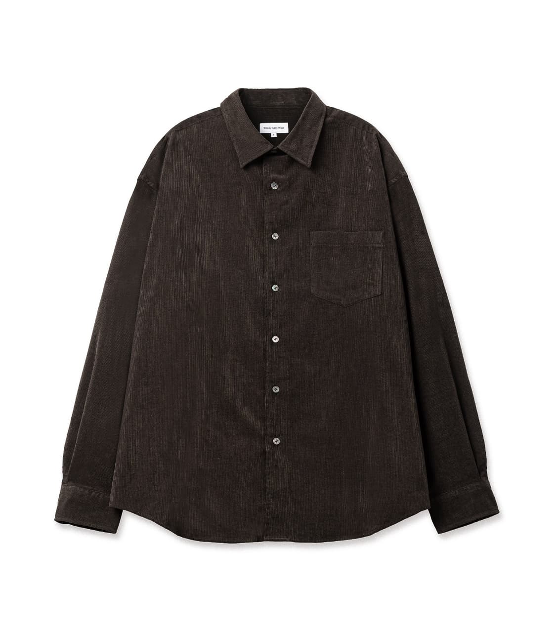 스테디에브리웨어 릴렉스드 코듀로이 셔츠(다크 브라운) 상품이미지1