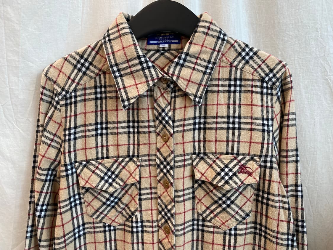 BURBERRY 클래식 체크 셔츠(M) 상품이미지3